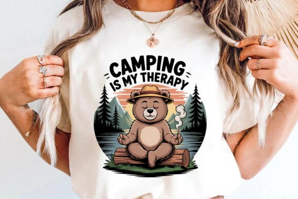 Camping is My Therapy PNG: A Designer's Field Test