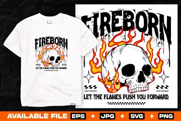 Fireborn Skull Urban Streetwear Design Review
