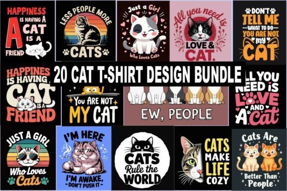 Funny Cat T-Shirt Design Bundle: A Pro's Embroidery Review