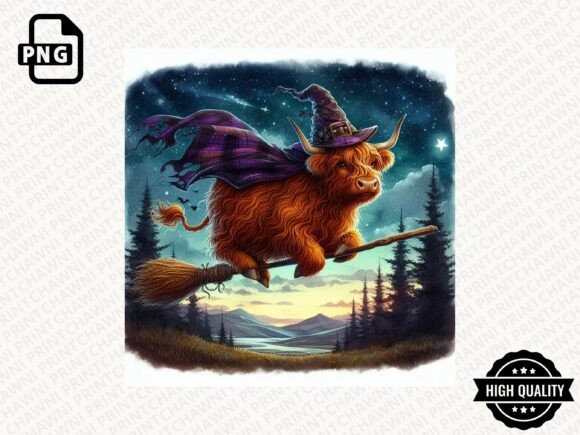 Funny Highland Cow Halloween Clipart: A Designer's Review