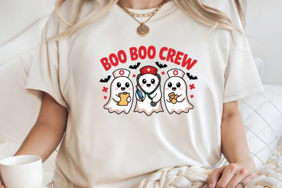 Halloween Nurse Boo Boo Crew PNG Review