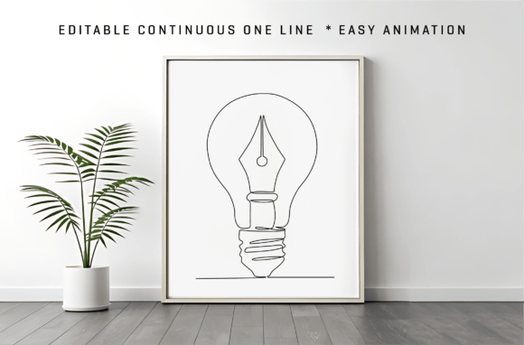 One Line Art of ALightbulb Fountain Pen Review