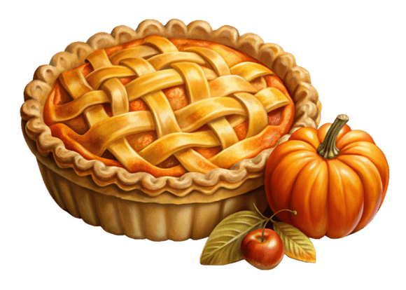 Pumpkin Pie Watercolor Png File Review for Embroidery