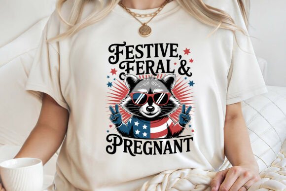 Review: 4th of July Pregnancy Reveal Raccoon PNG