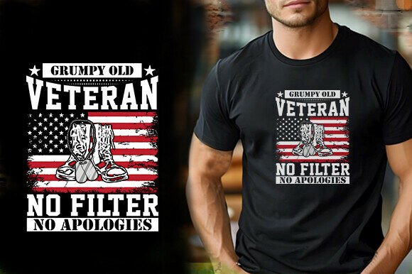 Review: Grumpy Old Veteran No Filter No Apologie Design