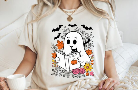 Review: Reading Book Cozy Vibes Fall T-shirt PNG for Embroidery