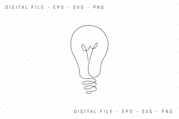 Review: Simple One-Line Light Bulb for Embroidery