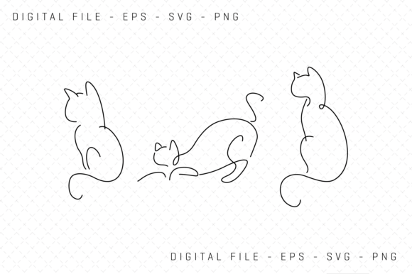 Review: Three Cats Abstract Feline Movement Art
