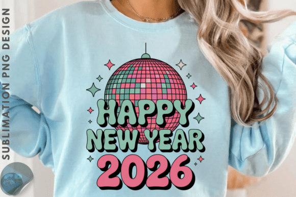 Reviewing the Happy New Year 2026 PNG Design for Embroidery