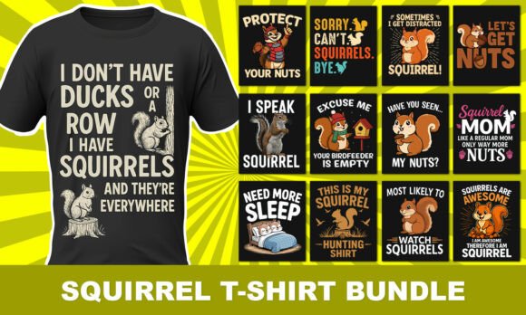 Squirrel T-Shirt Design Bundle: A Designer's Real-World Review