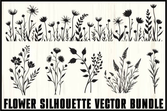 Wild Flower Silhouette Vector Set: A Designer's Review